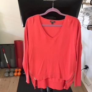 Express size Small. Fits size S-M. Longer in back booty area. Great for leggings